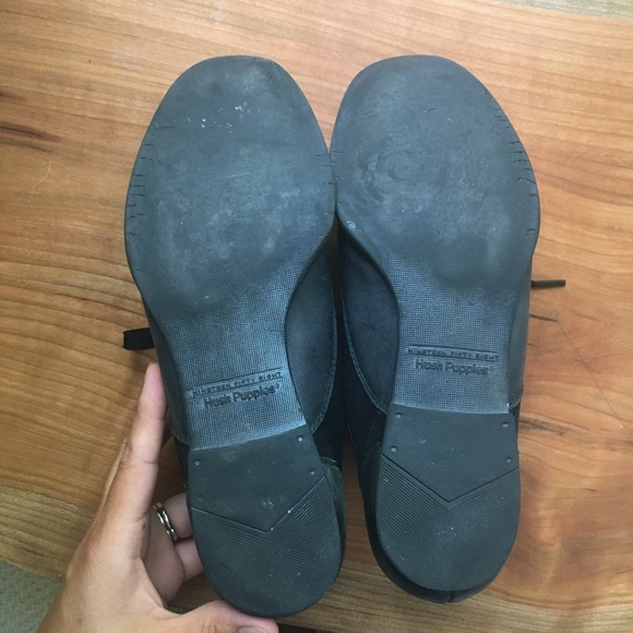 Black lace up flats - Picture 6 of 7